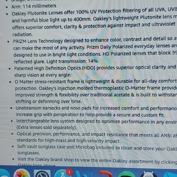 Oakley sunglasses - Picture 5 of 7